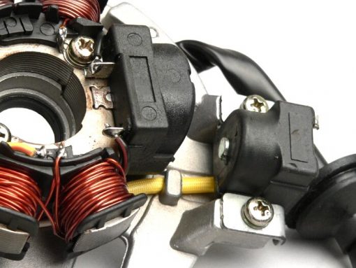 SR1630851 Ontsteking -BGM ORIGINELE basisplaat- Minarelli 50cc (Yamaha) horizontaal - 60cm kabel