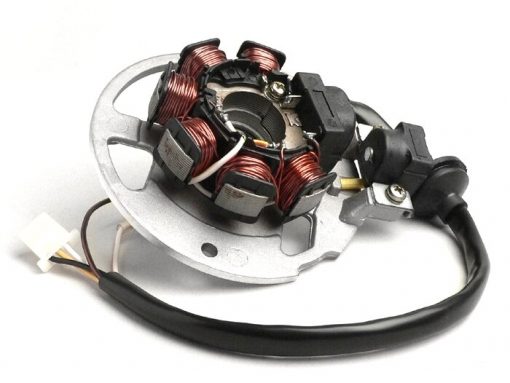 SR1630851 Zapłon -BGM ORIGINAL płyta bazowa-Minarelli 50cc (Yamaha) poziomy - kabel 60cm
