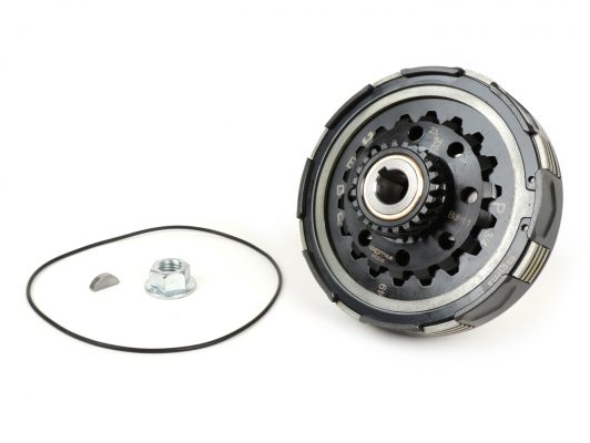 BGM8323 clutch -BGM Pro Superstrong 2.0 CR Ultralube, type Cosa2 / FL- for primærgir 64 / 65T - Vespa PX200, Rally200 - 23 tenner