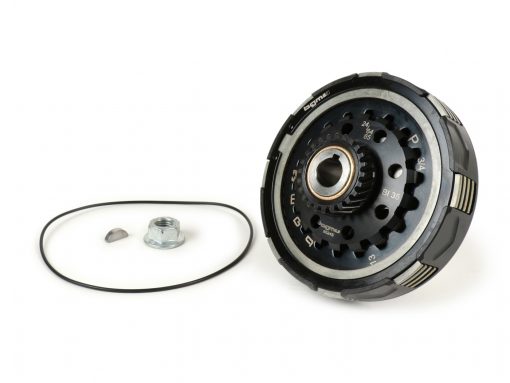 BGM8324 clutch -BGM Pro Superstrong 2.0 CR Ultralube, type Cosa2 / FL- for primary gear 64 / 65T - Vespa PX200, Rally200 - 24 teeth
