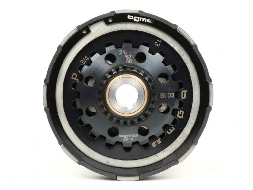 BGM8421 clutch -BGM Pro Superstrong 2.0 CR Ultralube, type Cosa2 / FL- for primærgir 67 / 68T - Vespa PX80, PX125, PX150, T5 125cc, Cosa, Sprint150, Rally180, GT125 / GTR125, TS125, GL150, Super125 (VNC1 no ...