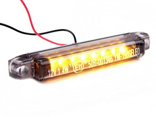 7673425 Indikator -BGM PRO Micro 2 × 8 LED- Universal - svart