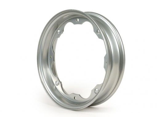 BGM7960S rim -BGM ORIGINAL- Lambretta LI series 1-3, LI S, SX, TV series 2-3 - silver