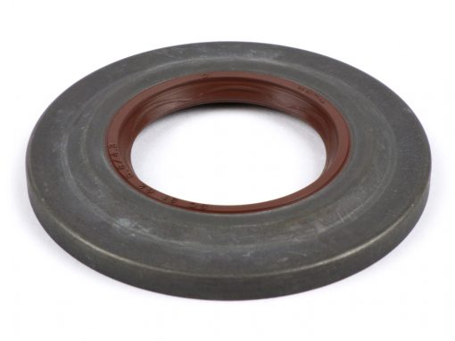 BGM1034 Shaft seal 31 × 62,1 × 5,8 / 4,3mm -BGM PRO FKM / Viton® (tahan E10) logam, coklat (digunakan untuk sisi penggerak poros engkol Vespa PX (dari 1984), T5 125cc, Cosa)