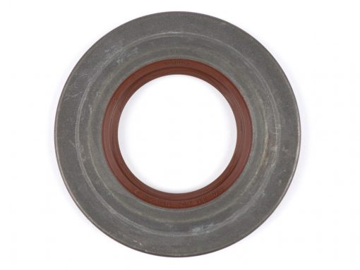 BGM1034 Shaft seal 31 × 62,1 × 5,8 / 4,3mm -BGM PRO FKM / Viton® (tahan E10) logam, coklat (digunakan untuk sisi penggerak poros engkol Vespa PX (dari 1984), T5 125cc, Cosa)