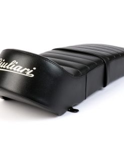 BGM2706 Seat -BGM PRO Giuliari 7Ts Cutback Lambretta (series 1-3) black - white lettering