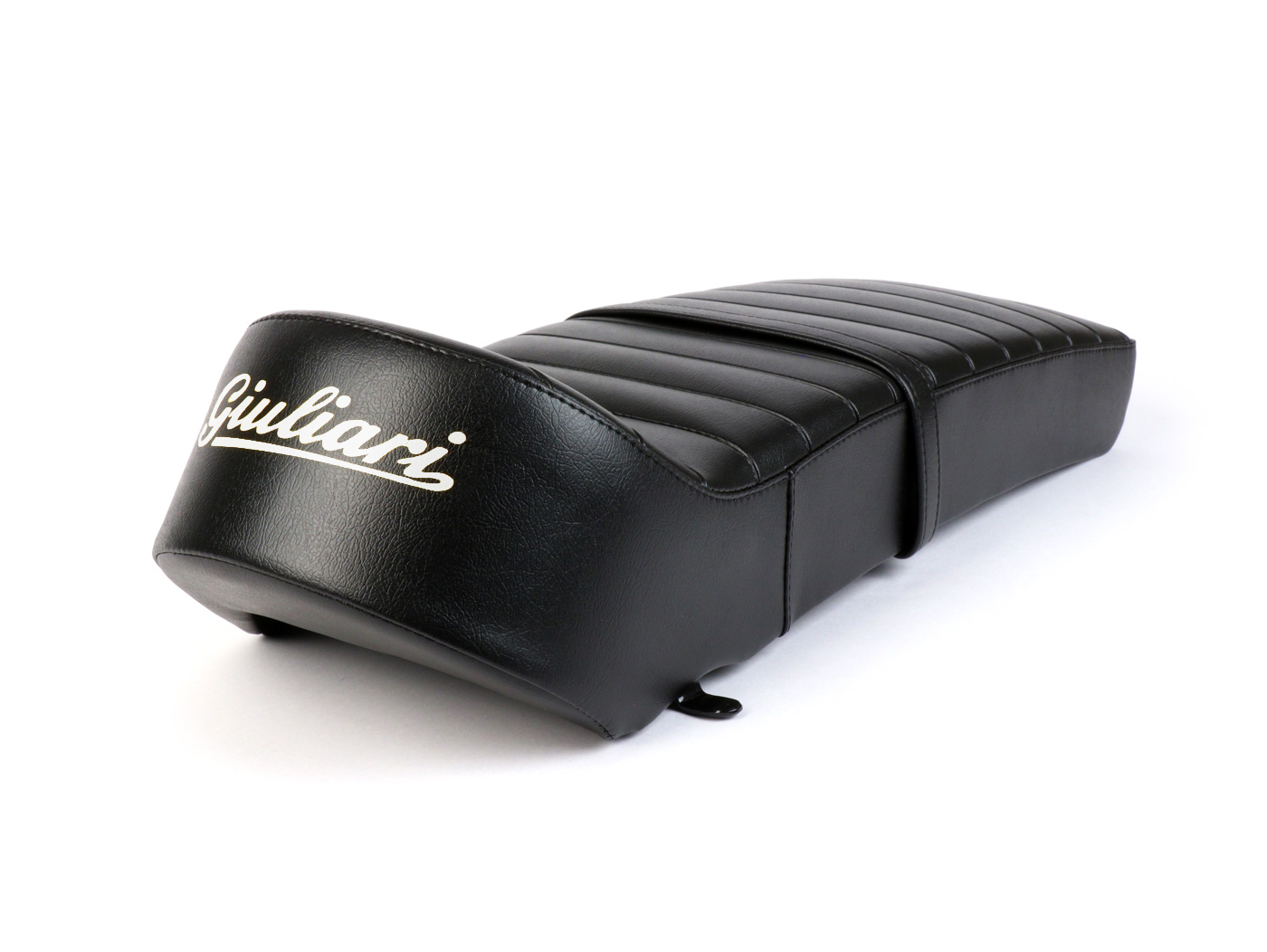 bgm Tuning - BGM2706 Sitzbank -BGM PRO Giuliari 7Ts Cutback Lambretta  (Serie 1-3) schwarz - weisser Schriftzug