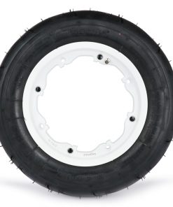 BGM35010SLKLW rengassarja -BGM Sport, tubeless, lambretta- 3.50 - 10 tuuman TL 59S (vahvistettu) - vanne 2.10-10 valkoinen