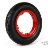 BGM35010SLKR Reifen komplett Set -BGM Sport, schlauchlos, Vespa- 3.50 – 10 Zoll TL 59S (reinforced) – Felge 2.10-10 rot