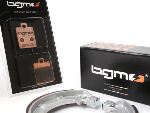 BGM47205KT Brake pads set -BGM PRO Sintersport- Vespa PX (2011-2017, front disc brake 'Heng Tong' + rear drum brake) - Vespa PX125 / 150 (ZAPM741, ZAPM742)