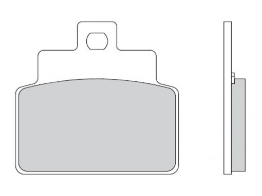 BGM47209 Brake pads -BGM PRO Sintersport 54 × 50,7mm- APRILIA Leonardo 125ccm 4-stroke 1999 (h), Leonardo 4-stroke 150ccm 1999 (vh), Scarabeo 4-stroke 100ccm 2004 (v), Scarabeo 4-stroke 50ccm 2004 ( v), SR 150ccm 200 ...