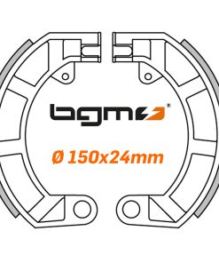 BGM5326 브레이크 슈 -BGM PRO Ø = 150x24mm- VESPA V50 (h), SS50, SS90 (h), PV125 (h), ET3 (h)-10 인치