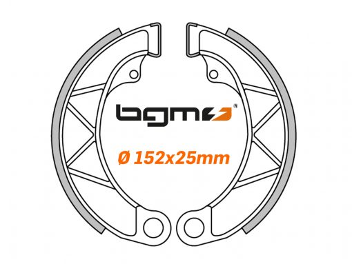 Ganasce BGM5330 -BGM PRO Ø = 152x25mm- LAMBRETTA LI, LIS, SX, TV