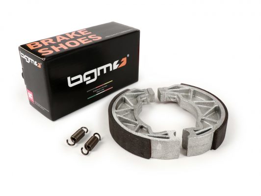 BGM5348 brake shoes -BGM PRO Ø = 140x25mm rear- Runner 125 FX, 180 FXR 2-stroke, Italjet Dragster 125/180, Hexagon LX 125, LXT 180, GT 250, Piaggio Skipper 125, Liberty 50/125/150/200, Vespa Fly 125/150