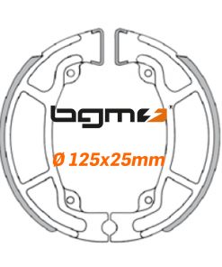 BGM5355 brake shoes -BGM PRO Ø = 125x25mm- Honda @ 125, Honda Nes 125, Honda @ 150, Honda Nes 150, Honda Dylan 125, Honda Dylan 150, Honda PCX 125 IE (2010-2011), Honda PCX 125 IE (2012- ), Honda PS 150I, Hon ...