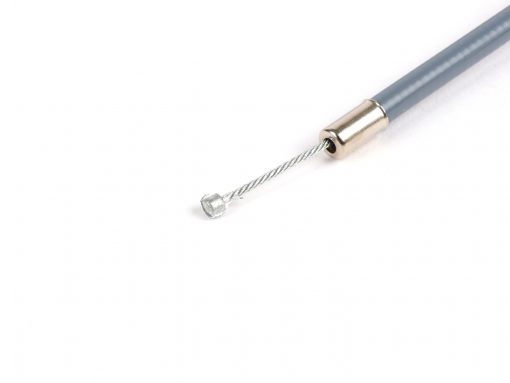 BGM6396UG Cable universal -BGM ORIGINAL, Ø = 1.2mm x 2500mm, sleeve = 2200mm, nipple Ø = 3mm x 3mm, inner sleeve PE, braided cable, grey- ใช้เป็นสายคันเร่ง