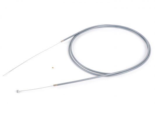 BGM6397UG Üniversal kablo -BGM ORİJİNAL, Ø = 1.2 mm x 2500 mm, kılıf = 2200 mm, nipel Ø = 5.5 mm x 7.5 mm, iç kılıf PE, örgülü kablo, gri- gaz kelebeği kablosu olarak kullanılır