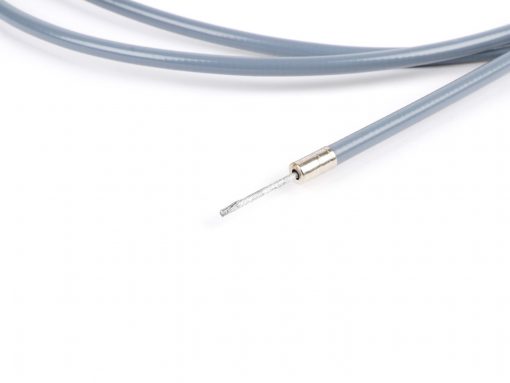 BGM6398UG Universele kabel -BGM ORIGINEEL, Ø = 1.6 mm x 2500 mm, huls = 2200 mm, nippel Ø = 5.5 mm x 7.5 mm, binnenhuls PE, grijs- gebruikt als een versnellingskabel