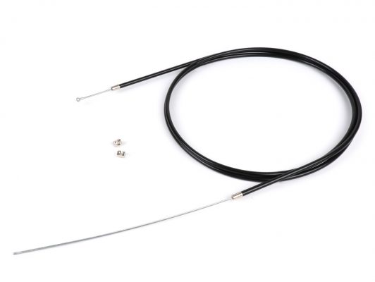 BGM6399UB Kabel universal -BGM ORIGINAL, Ø = 1.9mm x 2500mm, sleeve = 2200mm, nipple Ø = 8.0mm x 8mm, inner sleeve PE, hitam- digunakan sebagai kabel kopling, kabel rem depan