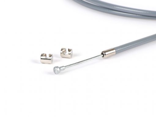 BGM6399UG Kabel universal -BGM ORIGINAL, Ø = 1.9mm x 2500mm, sleeve = 2200mm, nipple Ø = 8.0mm x 8mm, inner sleeve PE, abu-abu- digunakan sebagai kabel kopling, kabel rem depan