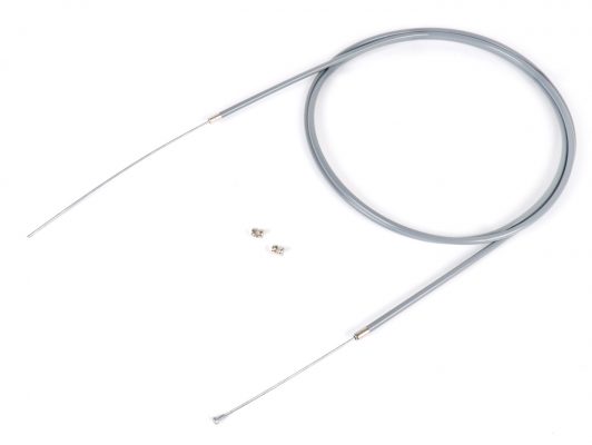 BGM6399UG Cable universal -BGM ORIGINAL, Ø = 1.9 mm x 2500 mm, manguito = 2200 mm, niple Ø = 8.0 mm x 8 mm, manguito interior PE, gris- utilizado como cable de embrague, cable de freno delantero