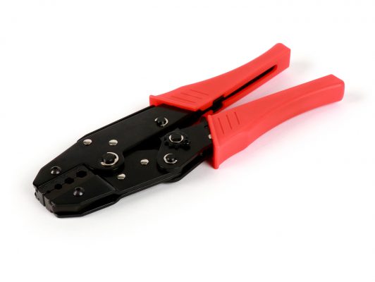 BGM6473 Crimping pliers with ratchet function -BGM PRO- for end caps cable outer sheath Ø = 4mm, Ø = 5mm, Ø = 6mm
