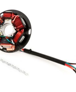 BGM8027N ignition -BGM PRO base plate HP V2.5 silicone- Vespa PX old (with battery 1982-1984) - 7 cables