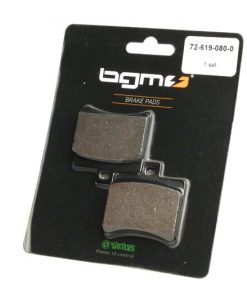 Pastillas de freno BGM45200 -BGM 50,9 × 53,5mm- APRILIA SR 50ccm 2000 (h), Atlantic (Arrecife) 125ccm 2003 (h), Scarabeo 125ccm 1998 (h), Scarabeo 150ccm 1998 (h), Atlantic (Arrecife) 200ccm 2003 (h), Scarabeo 200cc ...