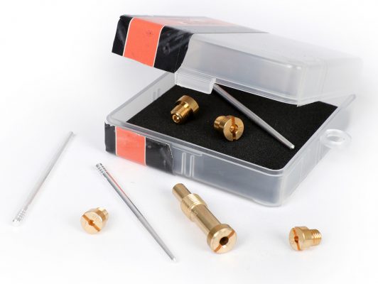 BGM8549 Tuning set for carburettor -BGM PRO- Dellorto PHBH28, PHBH30 - main jets (130, 135), auxiliary jets (58, 60), mixing tube (AS266), needles (X3, X7, X13)