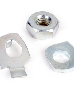 BGM6503NKT Veiligheidsset voor hulpas inclusief moer -BGM ORIGINAL- Vespa PX125, PX150, PX200, Cosa, T5 125cc