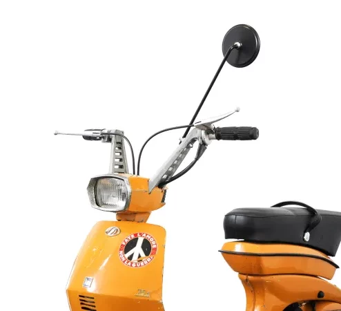 Spiegel Schwarz -bgm PRO- Lambretta Lui 50CL, Lui 75 S&SL , Luna, Vega ,Cometa rund