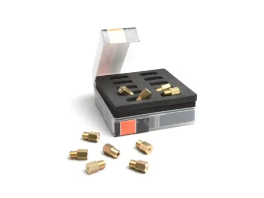 Hauptdüsenset -BGM PRO für Mikuni (Typ: 4/042) TM / TMX, Arreche 17,5 / 19 / 24 – (180-225) – (180-185-190-195-200-205-210-215-220-225)