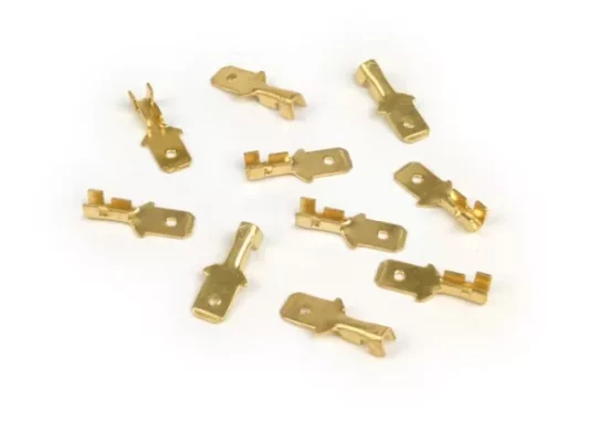 Kabelschuh -Flachstecker 6,3mm Ø=1,0-1,5mm²- DIN 46248 – 10stk.