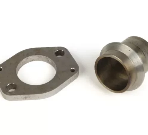 Auspuffadapter -BGM- Vespa T5 125cc (kompletter Auspuffflansch / Stutzen zur Verwendung von PX80, PX125, PX150 Auspuffanlagen auf T5 Motoren)