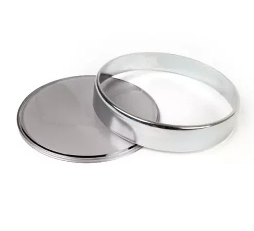 Tachoglas-Set -SCOOTER-CENTER- Vespa Ø=105mm – Vespa PX Lusso (1984-), PK XL1, GT 250 i.e. 60 (ZAPM451), GTV 125 (ZAPM313), GTV 250 (ZAPM451), GTV 300 (ZAPM452) – verchromter Ring – getöntes Glas