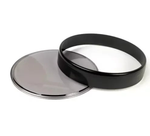 Tachoglas-Set -SCOOTER-CENTER- Vespa Ø=105mm – Vespa PX Lusso (1984-), PK XL1, GT 250 i.e. 60 (ZAPM451), GTV 125 (ZAPM313), GTV 250 (ZAPM451), GTV 300 (ZAPM452) – schwarzer Ring – getöntes Glas