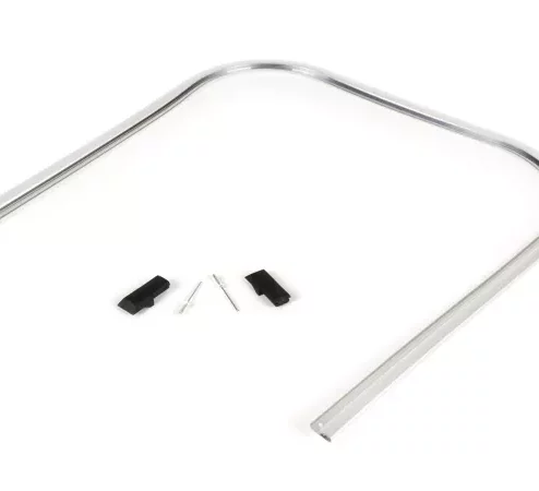 Kantenschutz inkl Trittleistenendstücke-Set -BGM ORIGINAL- Vespa PK S, PK S Lusso, PK SS, PK ETS – Kunststoff – Silbern