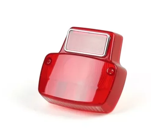 Rücklichtglas -BGM ORIGINAL Vespa Antik- Metall klein – Rot