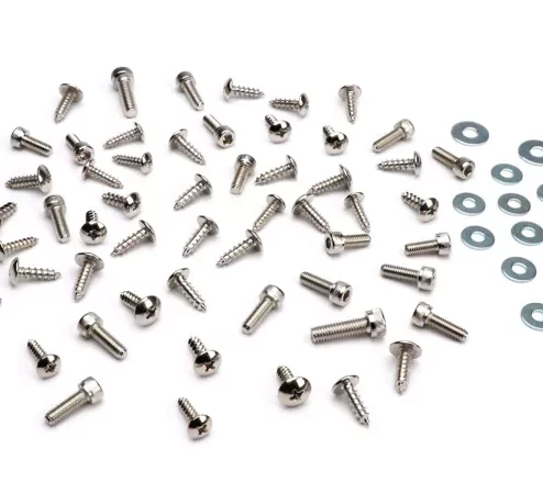 Schrauben-Set Verkleidungsteile -BGM ORIGINAL- Yamaha Aerox (YQ50/L, 2-Takt), MBK Nitro (YQ50/L, 2-Takt) – Chrom