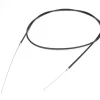 Zug universal -Ø=1,6mm x 2300mm, Hülle= 2000mm, Nippel Ø=5,5mm x 7mm- verwendet als Schaltzug – gedreht PTFE – Schwarz