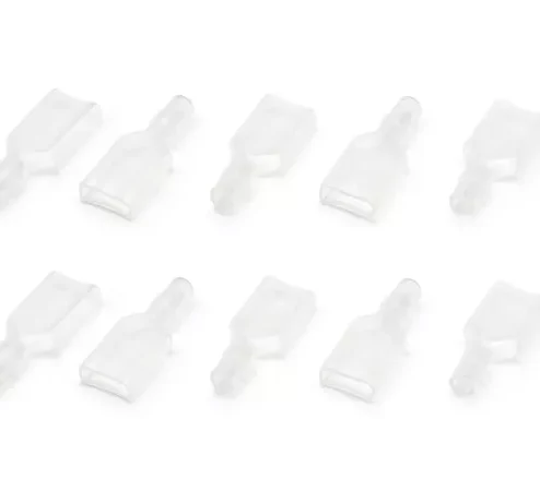 Isolierschlauch für Kabelschuh -Flachstecker 6,3mm Ø=0,5-1,0mm²- DIN 46248 – 10stk.