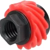 Tachoschnecke auf Welle -BGM ORIGINAL- Vespa 10 Zähne, Ø=22,8mm, Kunststoff (passend für Tachoschnecke 8 Zähne) – (verwendet in Vespa V50, V90, PV125, ET3)