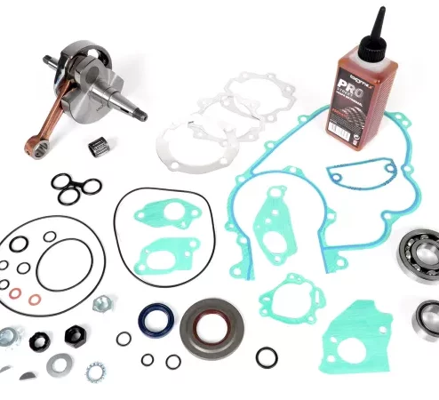 Kurbelwellen-Kit -BGM PRO Touring 57mm Hub- Vespa PX200 – Wellendichtring Antriebseite Metall