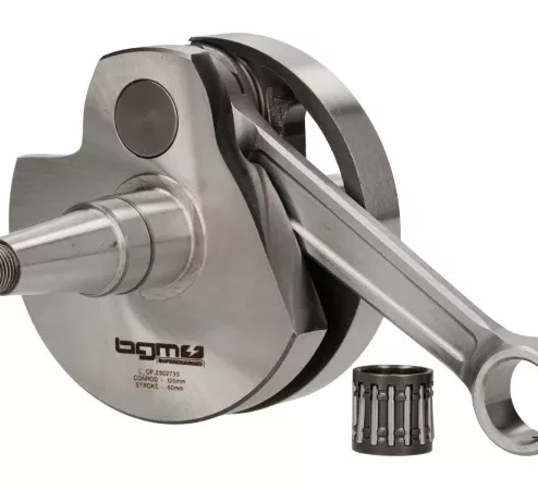 Kurbelwelle -BARONE special by BGM Pro (Drehschieber) 60mm Hub, 120mm Pleuel, Kolbenbolzen=Ø16mm- Vespa PX80-150 – für spezielle Zylinder die ein Pleuel mit 120mm Länge benötigen