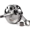 Kurbelwelle -BGM PRO, Direkteinlass, Hub = 57mm, Pleuel = 105mm- Motovespa 125, Motovespa 150S – Kolbenbolzen Ø15mm (Nadellager), Kupplungstyp Vespa PX (Ø 15mm), auch zur Umrüstung Vespa VNA1T-VNA2T