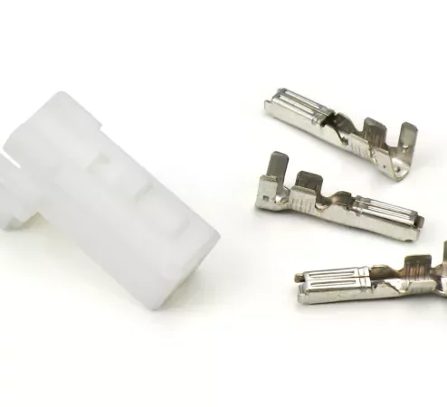 Stecker für Kabelbaum -BGM PRO, Typ Serie 070 AM, 2 Steckkontakte- Vespa, Piaggio, Gilera – Buchse