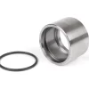 Auspuffflansch mit O-Ring – BGM PRO – Ø=44,5mm, Vespa PX200, Rally 200, Malossi Sport 210/221, MHR, Polini 210, Polini – zum anschweißen, inkl. O-Ring