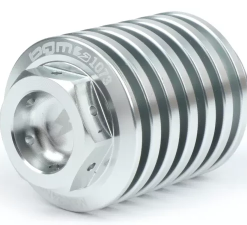 Ölablassschraube -BGM PRO, CNC, silbern- alle Piaggio Leader 125-200ccm, LEM 125-150ccm, HE 125-150ccm, IGET 125-150ccm, Quasar/HPE 250-310ccm, Master 400-500ccm