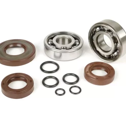 Lagersatz – Wellendichtringsatz für Kurbelwelle -BGM ORIGINAL- Vespa V50, PV125, ET3, PK50S, PK50XL, PK50XL2, PK80S, PK125S – 1x 6303 + 1x 6204 – inkl. O-Ringe -auch passend zur Umrüstung auf Kurbelwelle mit Ø20mm Limastumpf bei V50, PV125, ET3, PK50