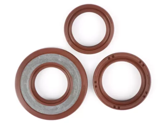 Wellendichtringsatz Motor -BGM PRO, FKM/Viton® (E10 beständig)- Vespa Smallframe 24mm – (verwendet für Kurbelwelle Lichtmaschinenseite Umrüstung auf ETS Vespa V50, V90, SS50, SS90, PV125, ET3, PK S, PK XL)